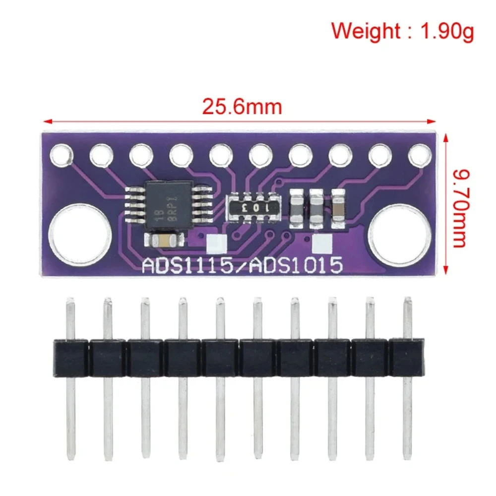 1PCS ADS1015 12 Bit Precision Digital Converter ADC Module Development Board For 