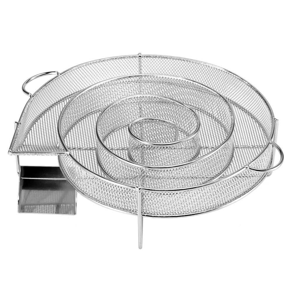 Горячая Распродажа, генератор холодного дыма для барбекю из нержавеющей стали, гриль для барбекю, курильщик, деревянная пыль для готовки