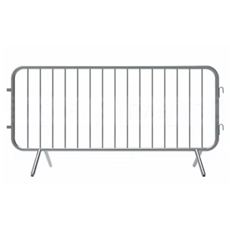 High Quality Galvanized Steel Picket Fence Portable Traffic Barrier Barricad