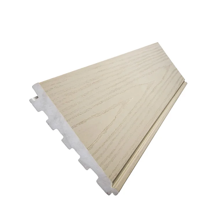Environmental Friendly Solid inclined cladding panel pvc/wpc