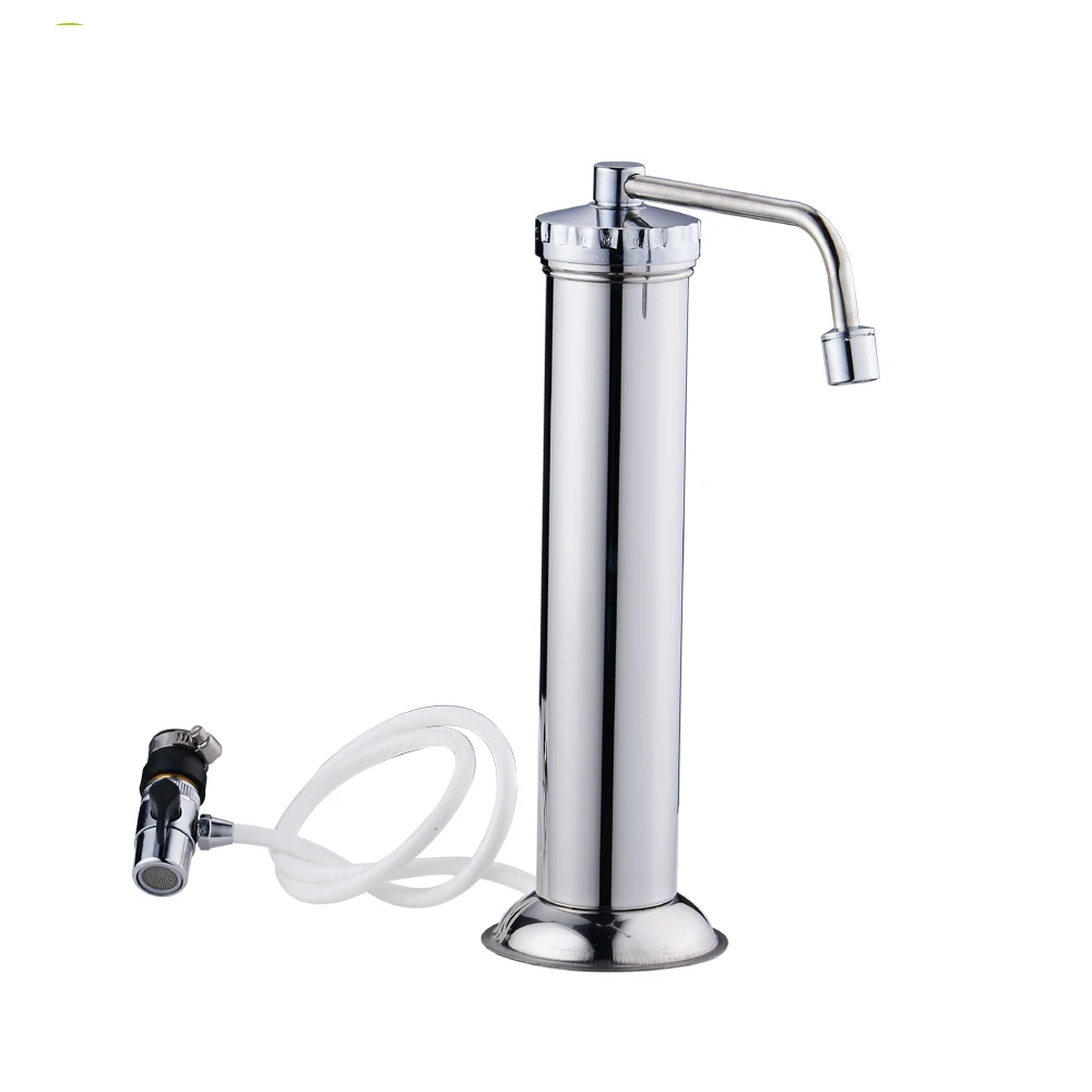 Countertop Triple stainless steel water filter  purifier for kitchen