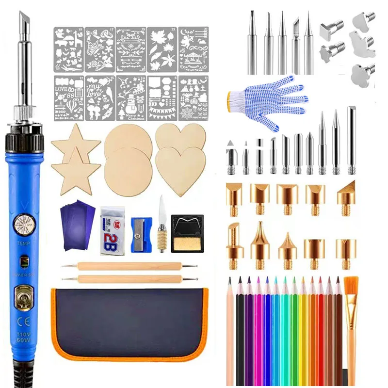 Made in China Cheap Customized Carving Pen Wood Burning Iron Set Pen Burning Pyrography Carving Tool