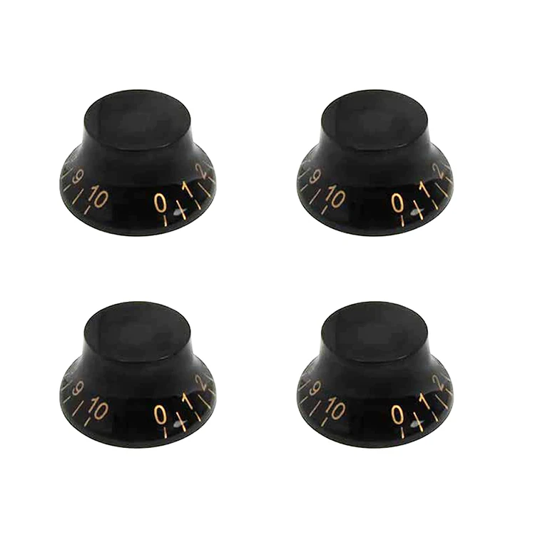 Wholesale Top Hat Black/Golden Tone Volume Speed Knobs LP Guitar Knob for SG LP Electric Guitars