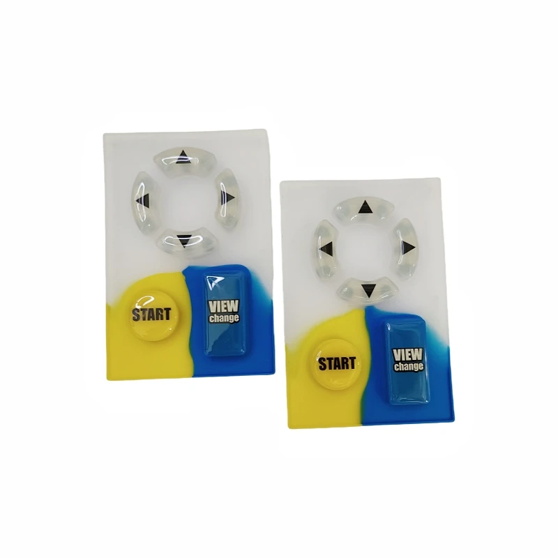 wholesale arcade machine high-quality video game console button plate Initial racing D simulator Speed button adhesive