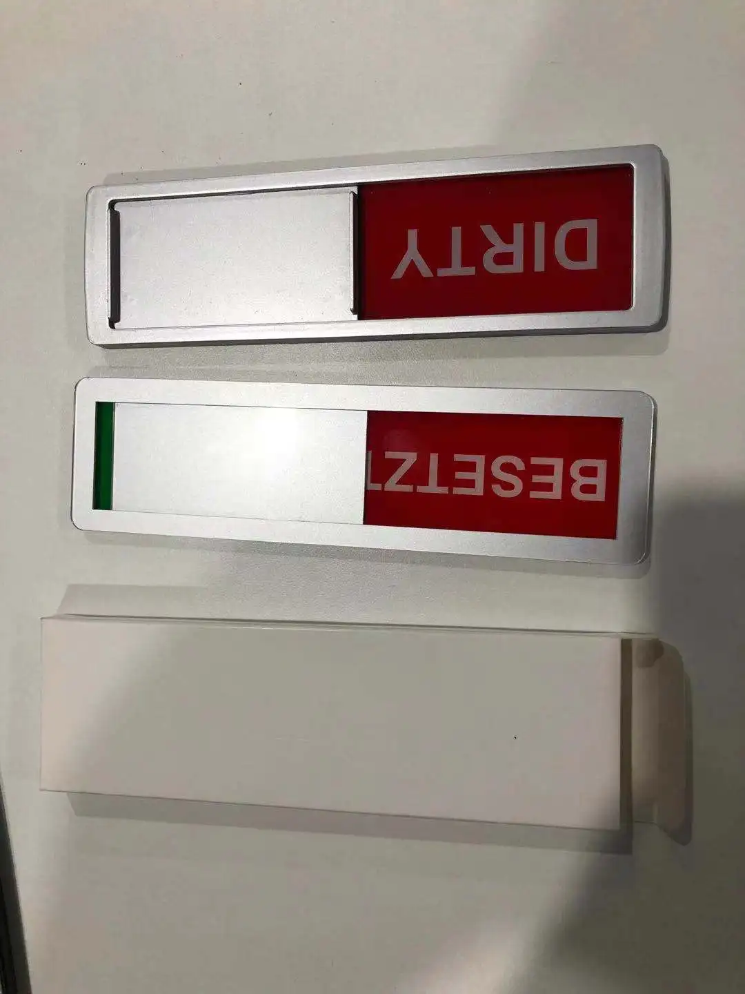 Non-Scratching Strong Magnet Dishwasher Magnet Clean Dirty Slider with Self-Adhesive Options