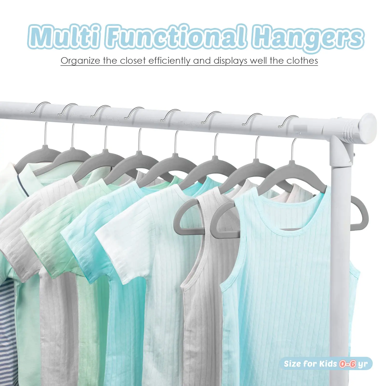 Kids And Baby Babi Infantil Infant Velvet Hangers Grey Multi Colors Children Clothes Hangers Wholesale