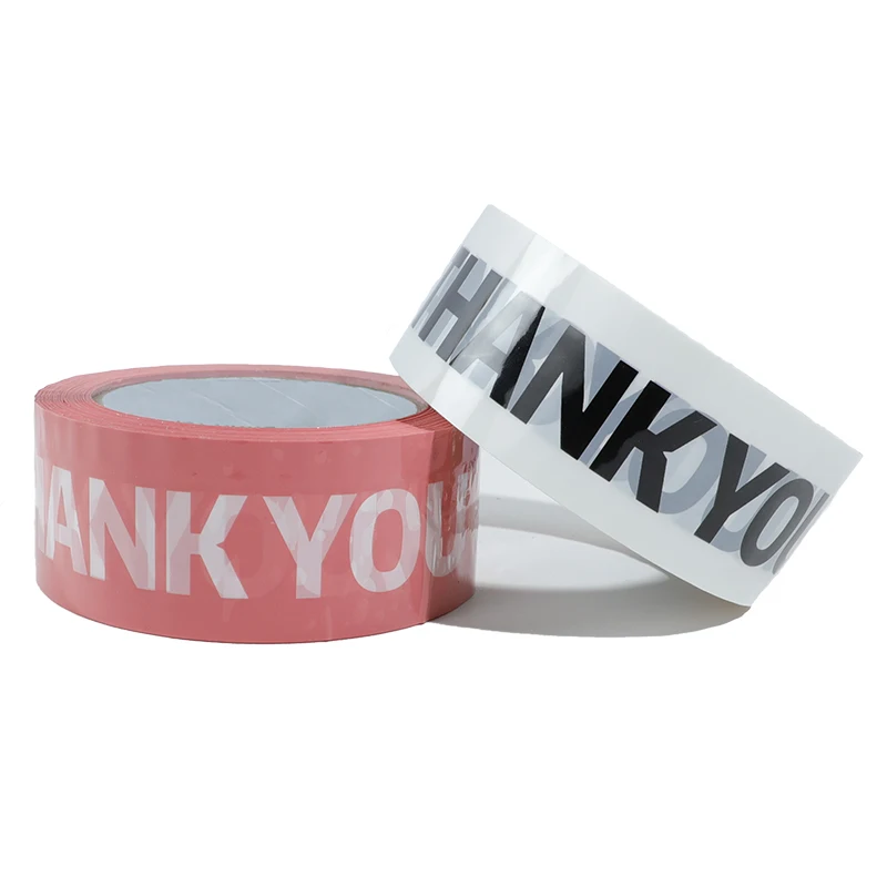 Высокое качество Bopp ленты поставщиков доставка Пользовательский логотип лента спасибо