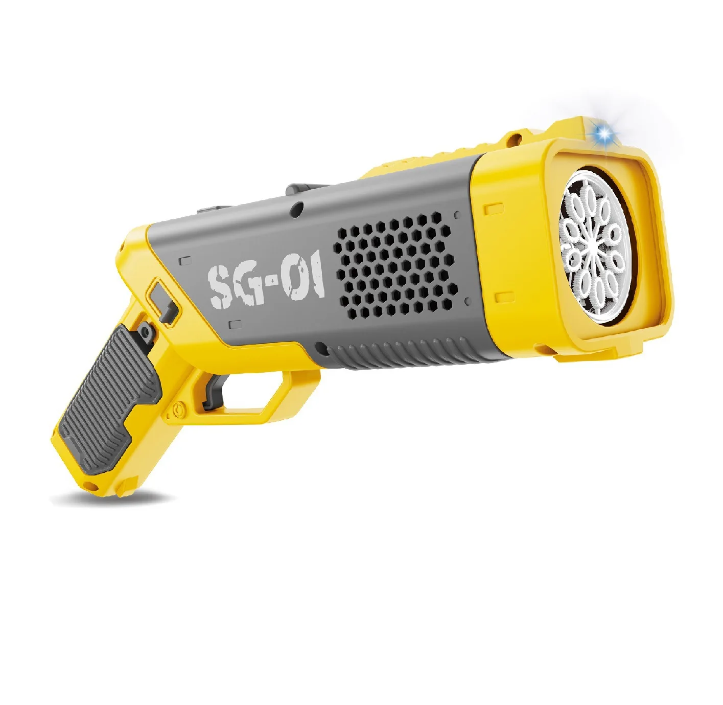 Nanchang Auyan new cross-border explosive tiktok Internet celebrity 10 hole electric light automatic handheld bubble gun