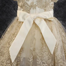 Designer Baby Clothes Girls Formal Dress Tulle Flower Baptism Special Occasion Birthday Christening Gowns 0-24 Months