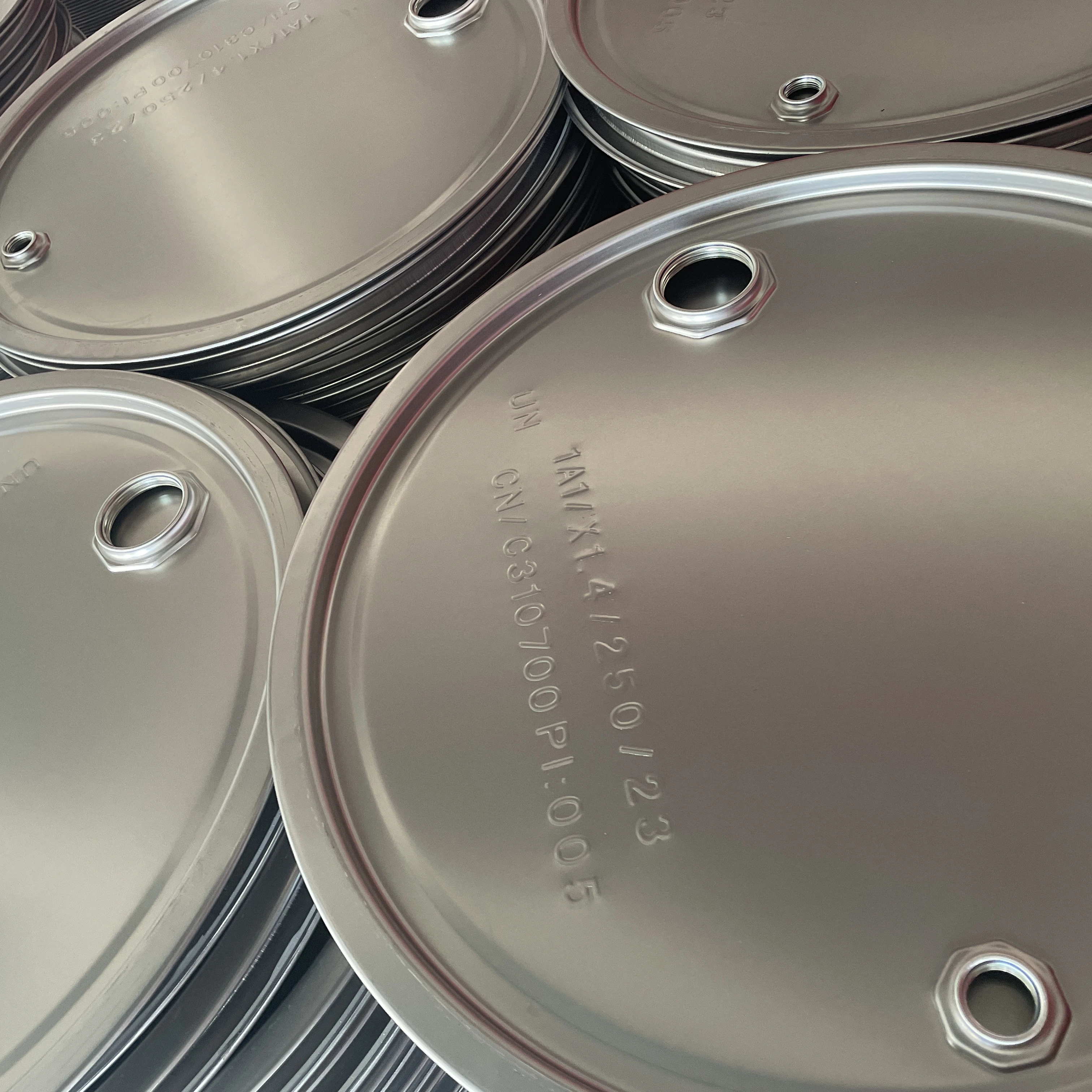 Drum Cover Lid Top For 210L/208L/205L Open Closed Head Removed Barrel Lid Bottom with Flange for Drum Recycle
