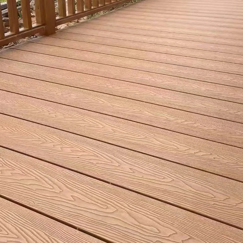BAIJIN Factory in UK 150 25mm Wooden Plastic Composite Wpc Crack Resistant Decking