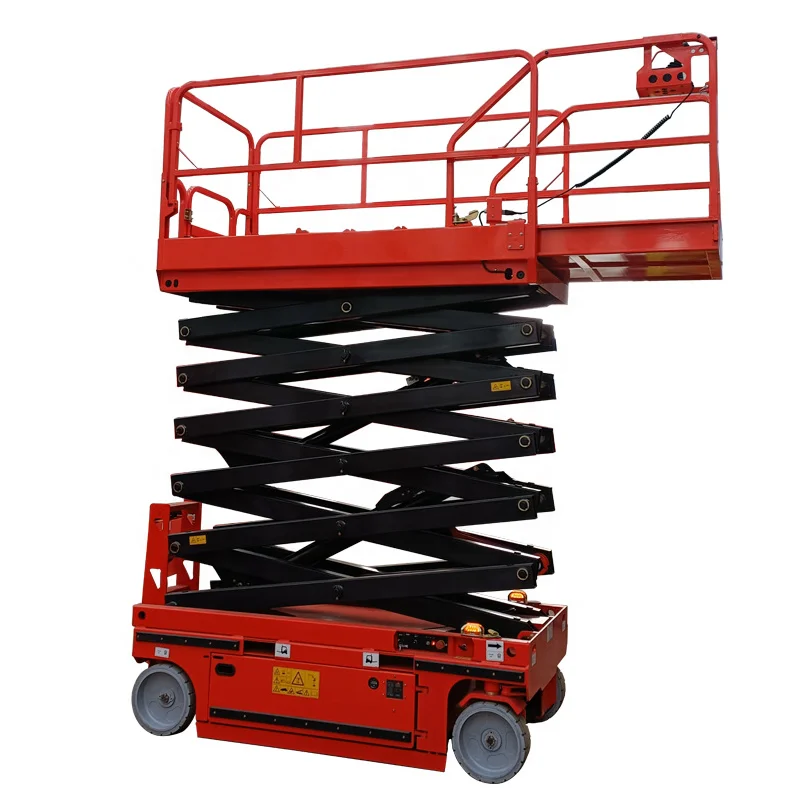 direct sale battery powered 220V mobile electric scissor lift self-propelled hydraulic scissor lift