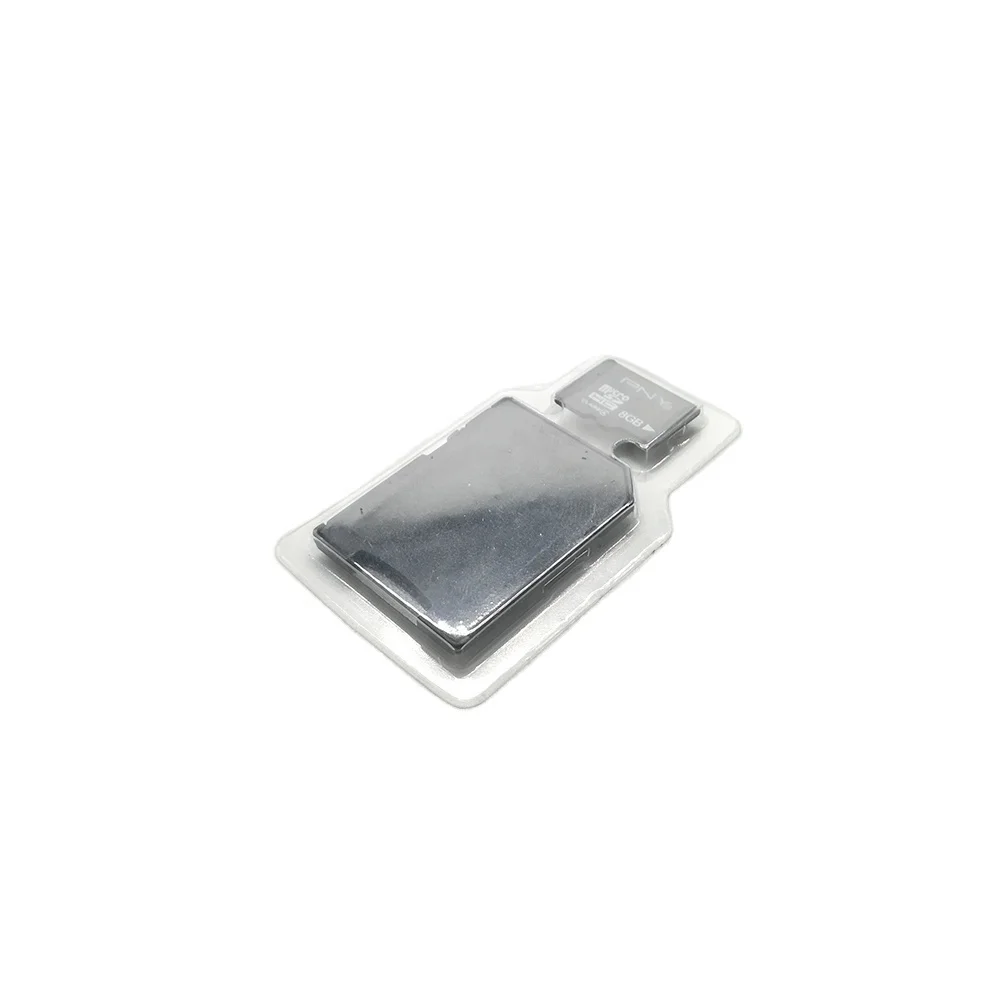 CNC Mold Clear Blister Micro SD Card Packaging