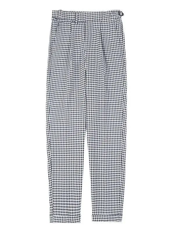 Autumn new male thousand bird plaid trousers men business slim Naples plaid trousers and pants