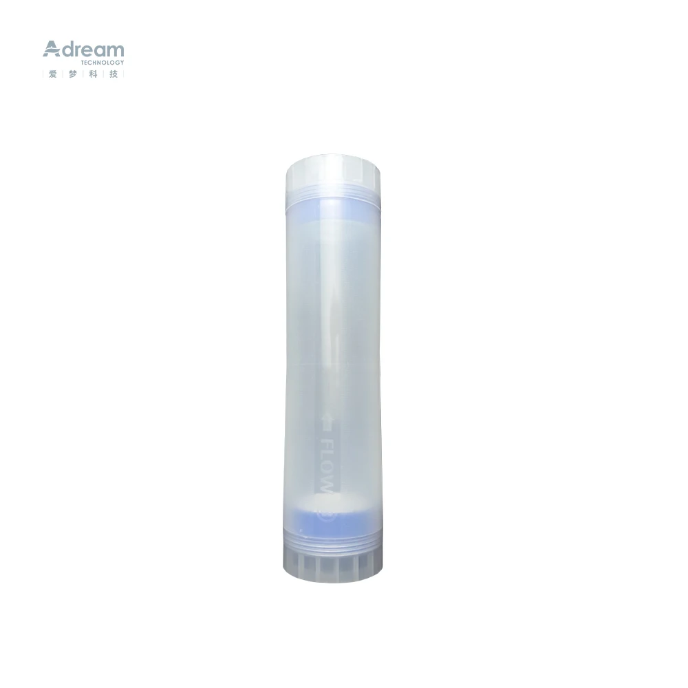 Refillable 10 inch Clear Filter Cartridge   Alkaline/Resin/Mineral Filter