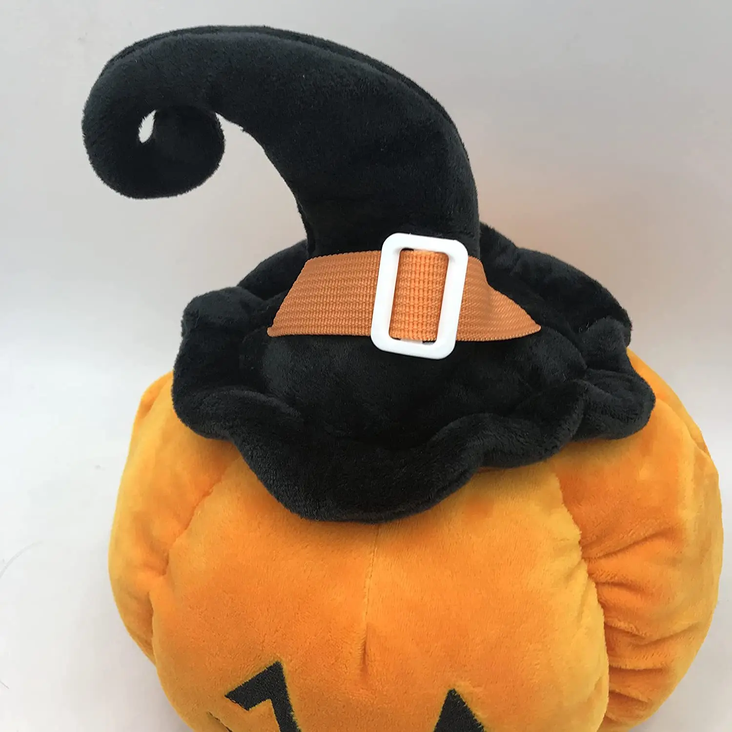 New design zipper throw filled toys set home decor Halloween Plush pumpkin pillow