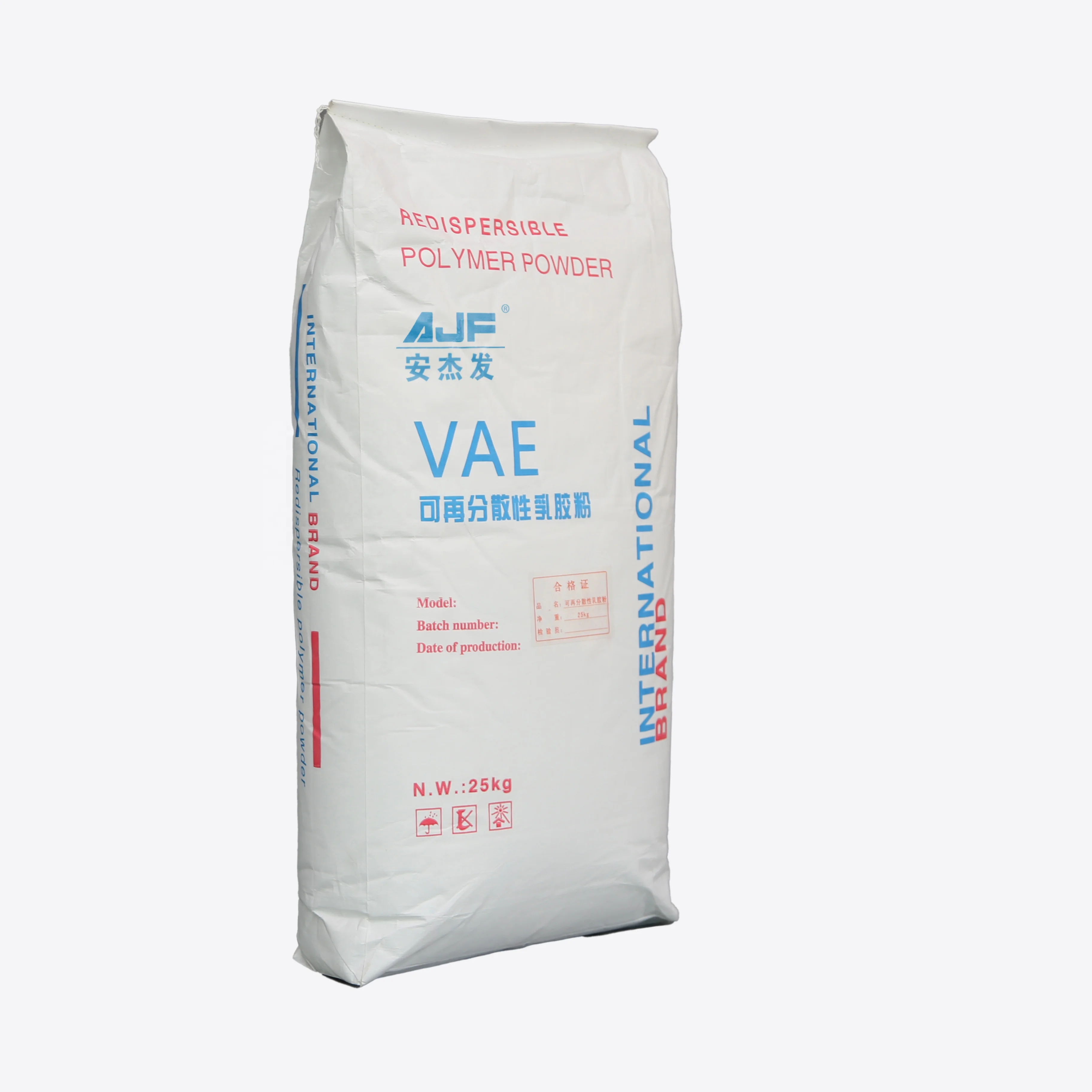 Винилацетатная эмульсия VAE для наружных стен, устойчивая к атмосферным воздействиям, профессиональная фабрика в Китае, AJF