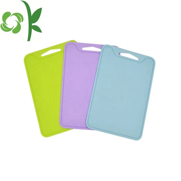 OKSILICONE Non Slip Chopping Board Kitchen Silicone Cutting Board Mat Foldable Silicone Cutting Boards