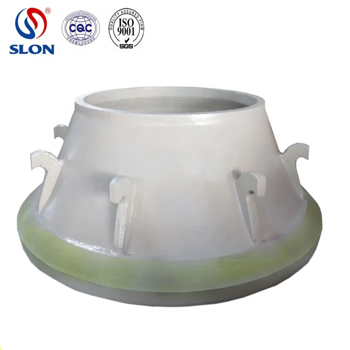 Mn18Cr2 stone cone crusher spare parts Shanbao PYB900 PYB1200 PYB1500 mantle and bowl liner for mining