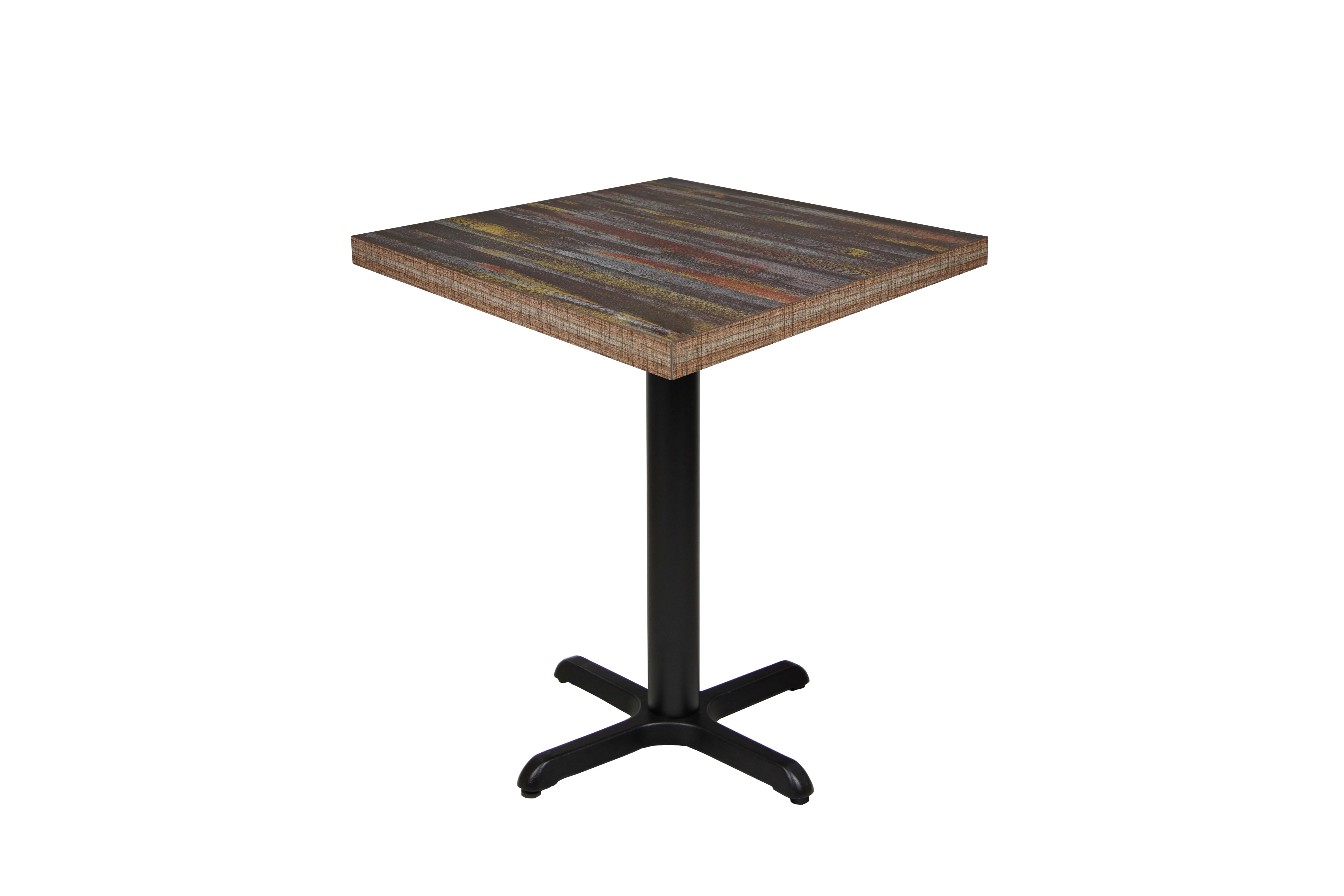 cheap classic durable laminate restaurant solid wooden dining table top Restaurant Tables and Chairs