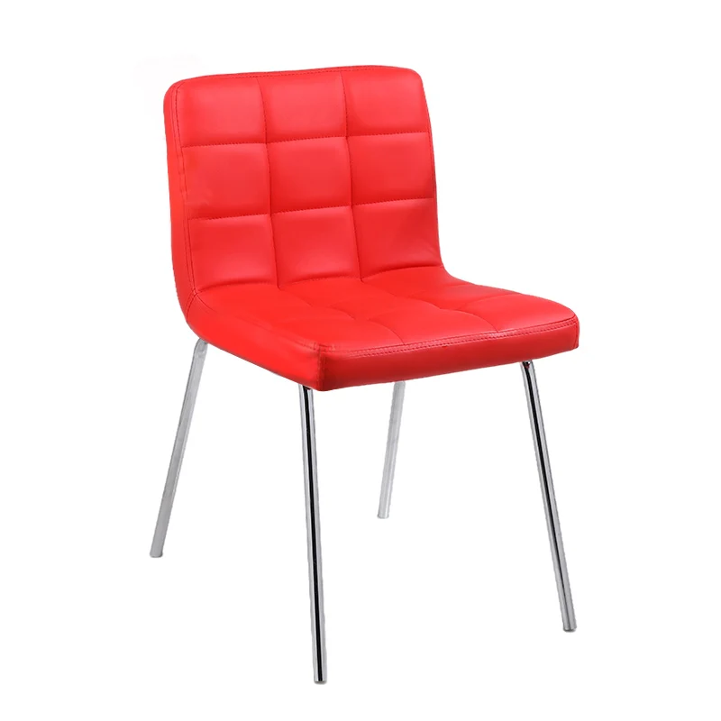 High Quality Modern Hotel Office Simple Swivel Home Red Pu Bar Stool