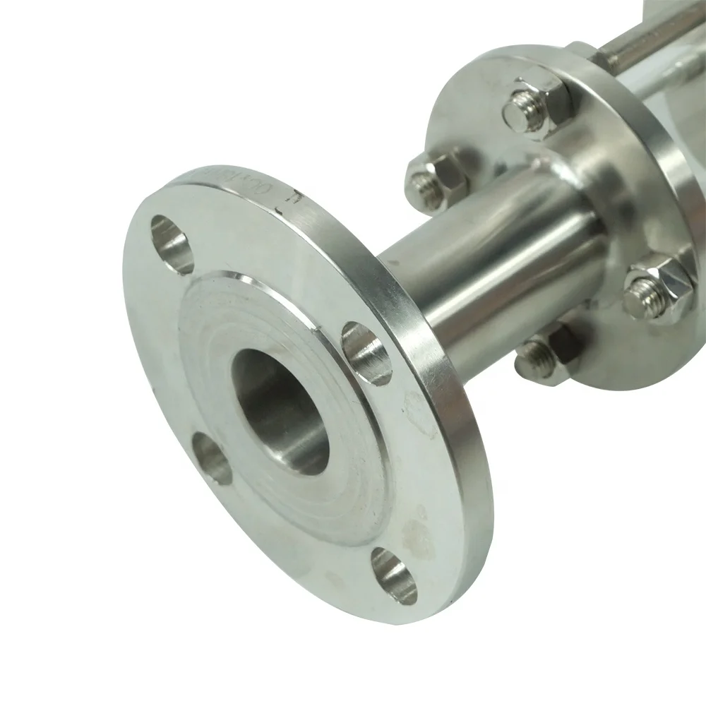 DKV Flange Sight Glass DN50 Stainless steel  Mirror Straight Through flange sight glass