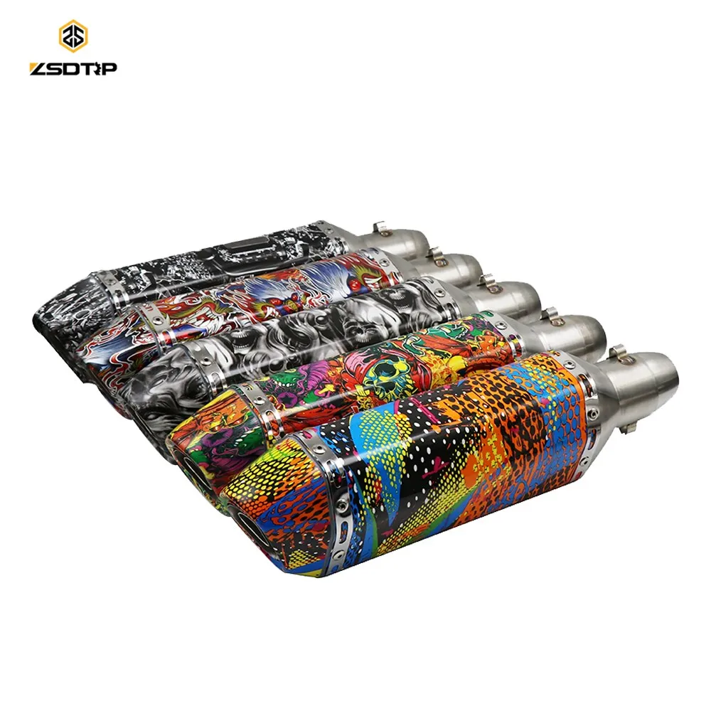 
HOT/best price 51mm muffler silencer motocross dirt bike muffler motorcycle exhaust system for moto 250cc honds yama 