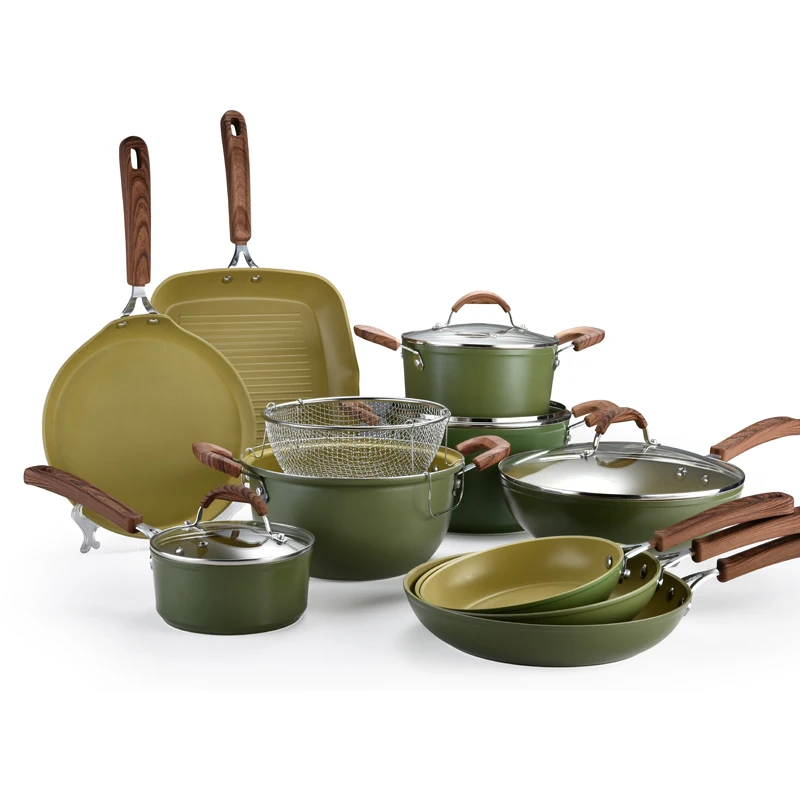 Granite Coating Pan Cookware Set Frying Pan Soup Pot Set Cookware Sets Non Stick Pots and Pans