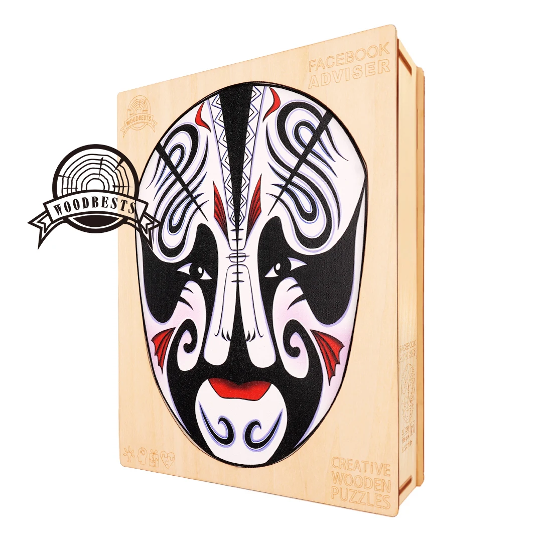 FACEBOOK ADVISER Wooden Jigsaw Puzzle with Unique Shapes for Adults & Kids by WOODBESTS