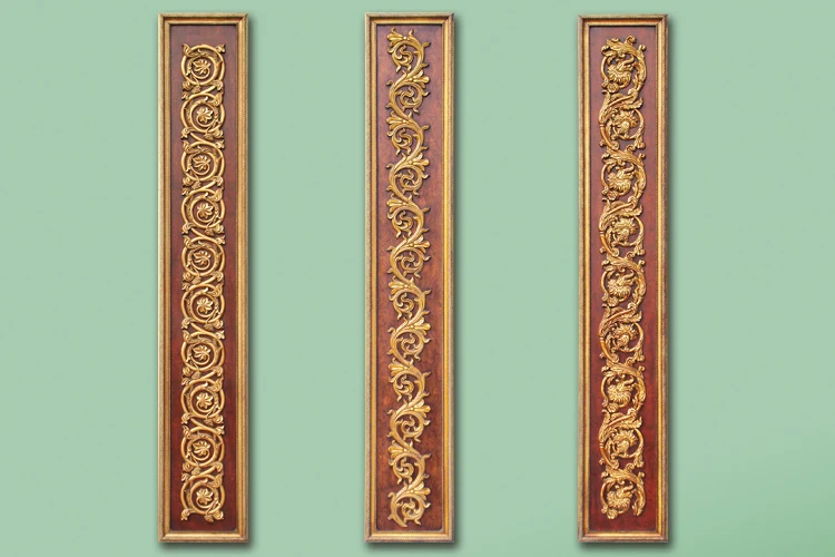 Banruo classical style artistic 3D plaque plastic wall board molding decor arts wall panel
