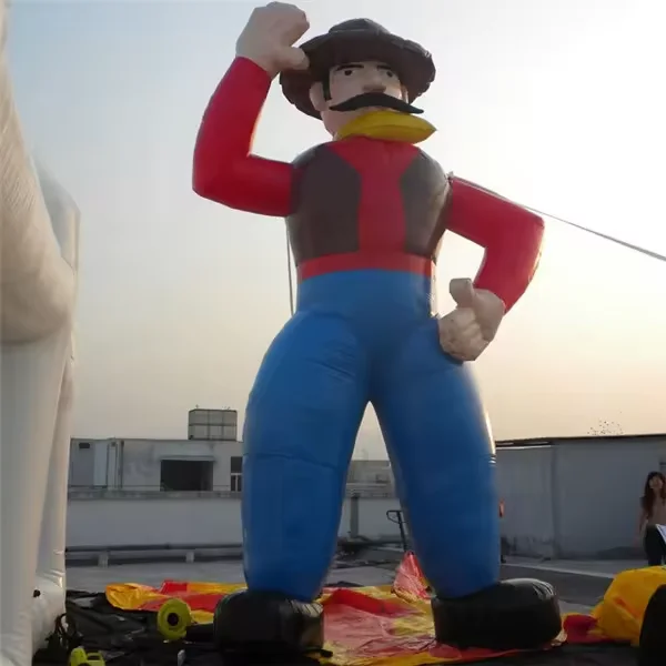 Custom inflatable cowboy air dancer Advertising Inflatable chicken air dancer bride and groom air dancer