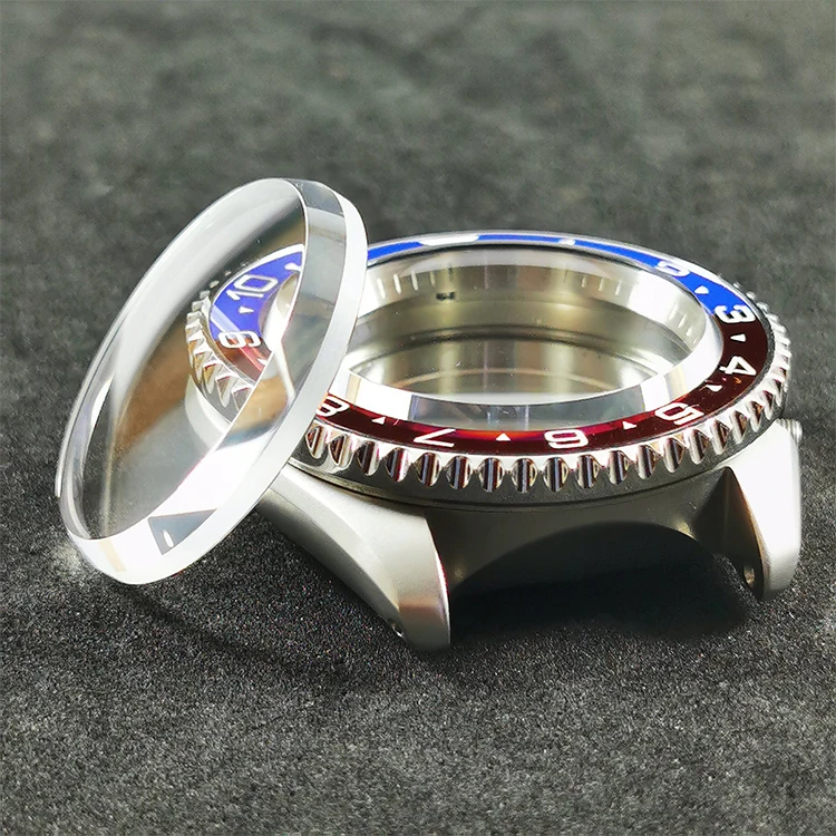 
Manufacturer custom cnc cutting 2.5D 3D tempered glass watch case cover 9h HD clear Artificial watch sapphire tempered glass 