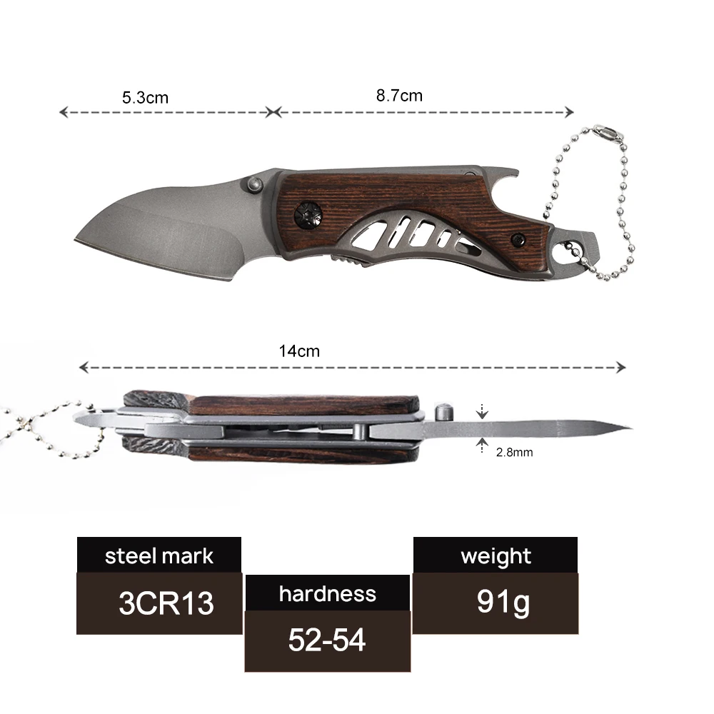 Складные карманные острые ножи с деревянной ручкой для охоты кемпинга выживания на природе Ножи Оптовая продажа складной нож