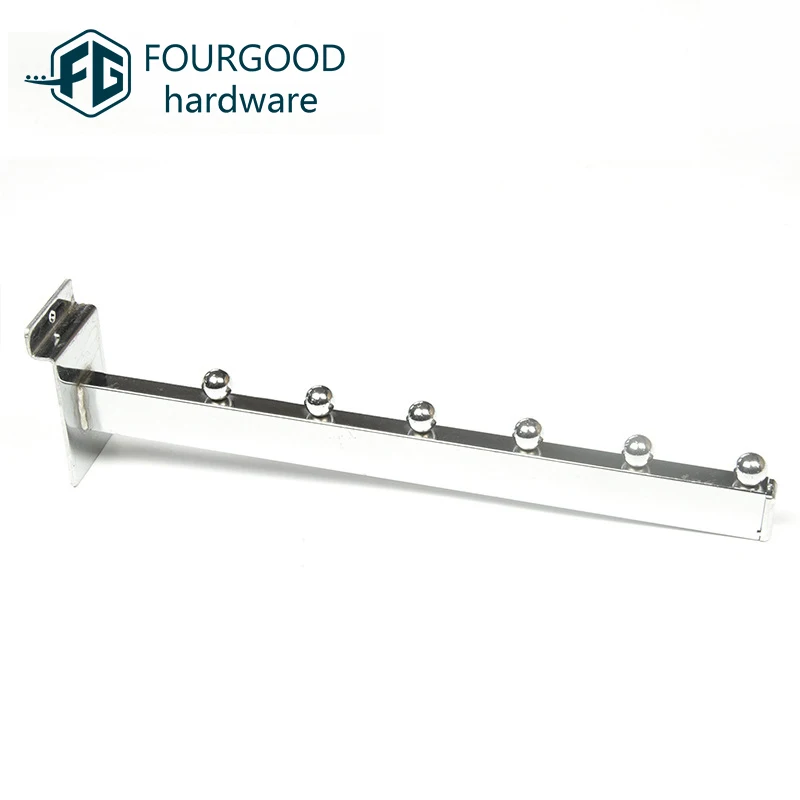 Труба 15*30 мм фабрика Фошань металлическая хромированная круглая трубка крючок для демонстрации одежды