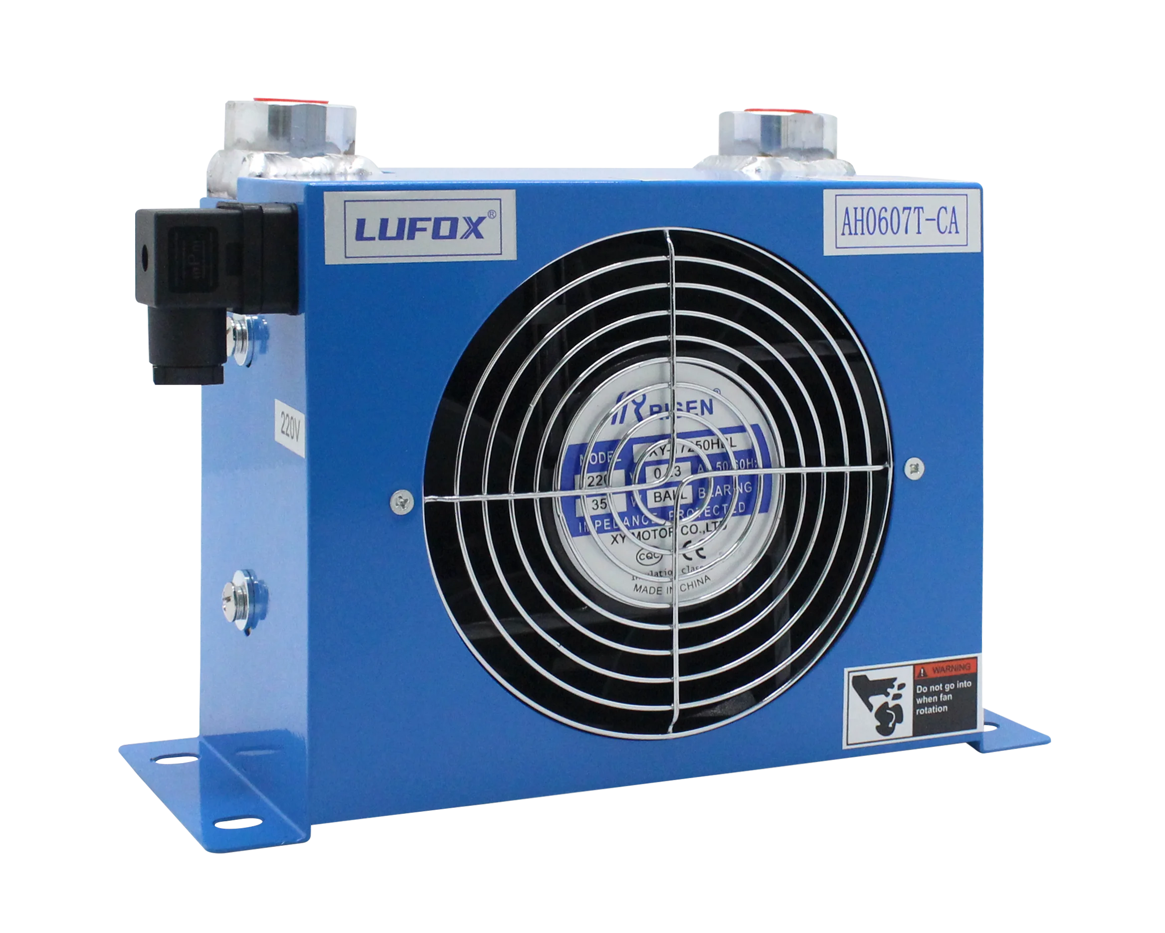 AH0607T-CA Dust Proof Air Filter Ventilation Centrifugal Fan Heat Exchanger Equipment Mini Oil Coolers