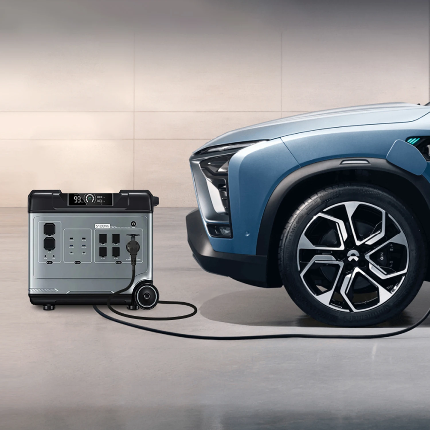 2024 Greentec Portable Power Station 5000W with Pure Sine Wave BMS Lithium Ion 5120Wh Emergency Outdoor Indoor Solar Generator