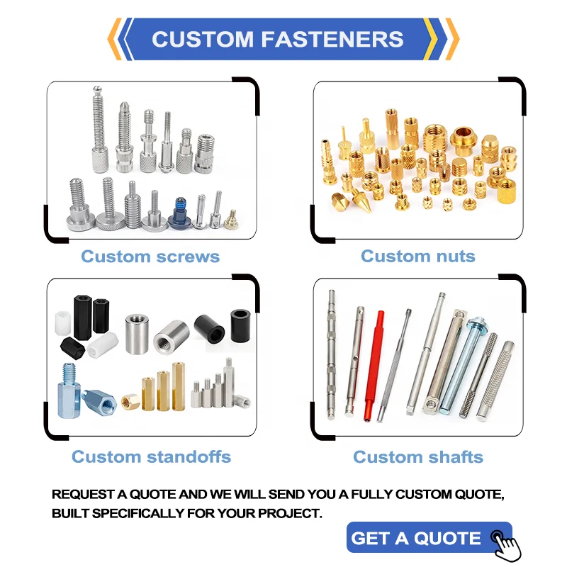 Custom Special Wear-Resisting Wabbler Flange Half Thread Stainless Steel Cap Low socket Hex Allen Head Step shoulder Screw Bolt