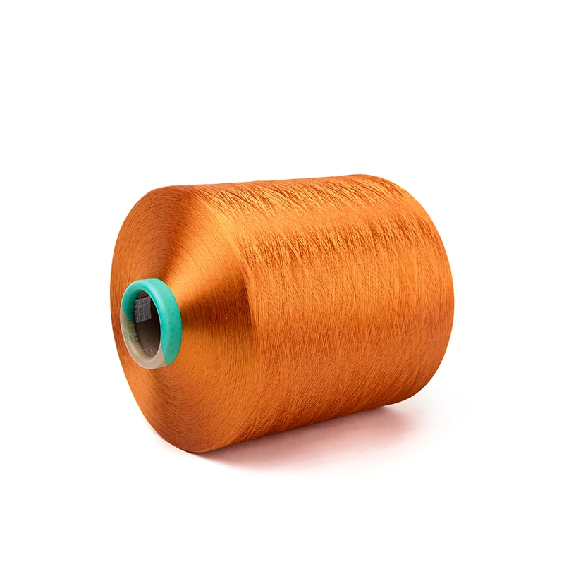 Welong 150 300 Denier 100% DTY 150/48F Polyester Filament Yarn For Sewing Thread