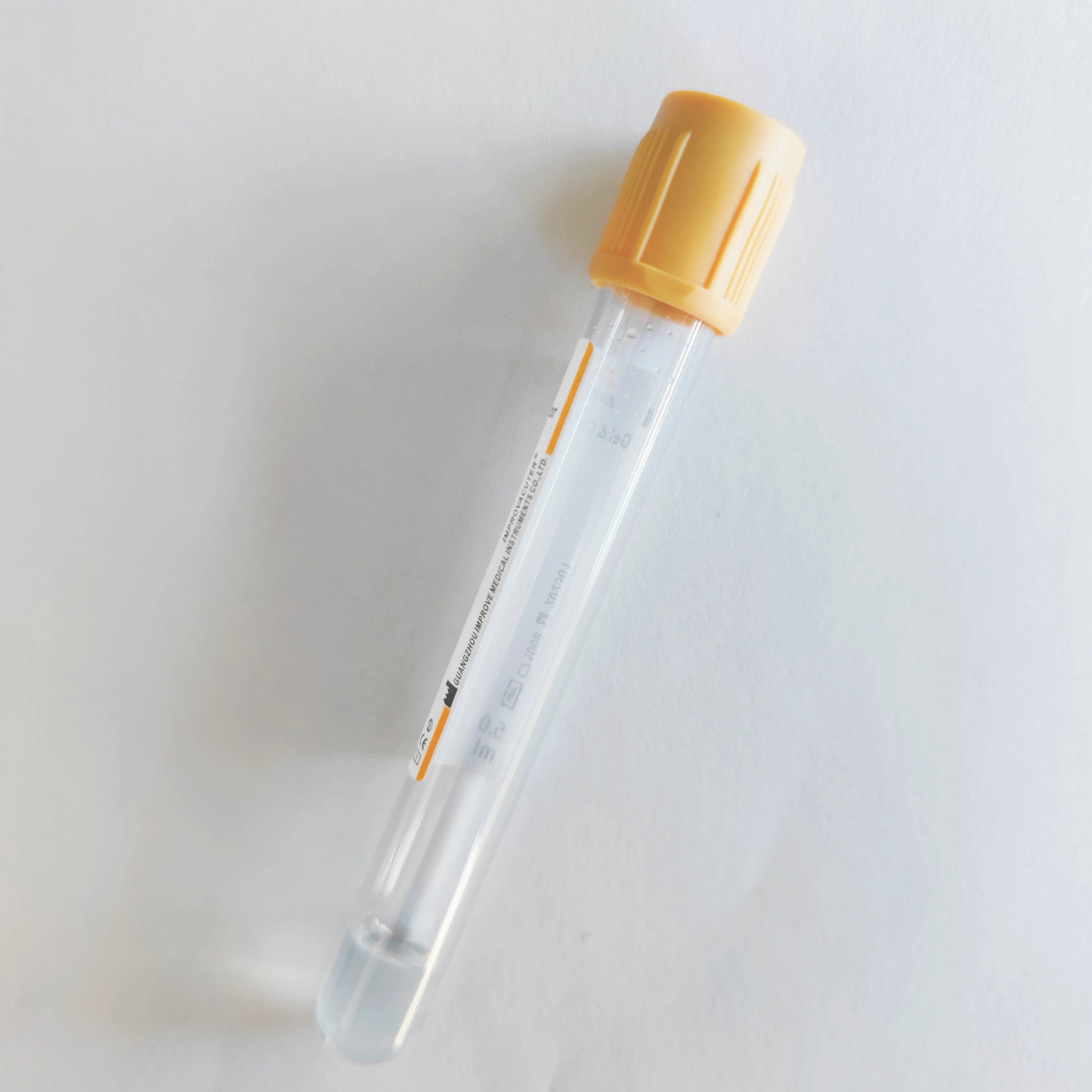 Factory Disposable Serum Biochemistry Examination plain tube with Clot Activator vacuum blood collection activated clotting tube