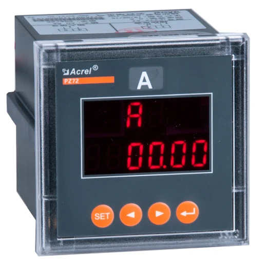 Acrel AMC72-AI/C Programmable AC Single Phase Current Meter Digital Panel Meter LED Display RS485
