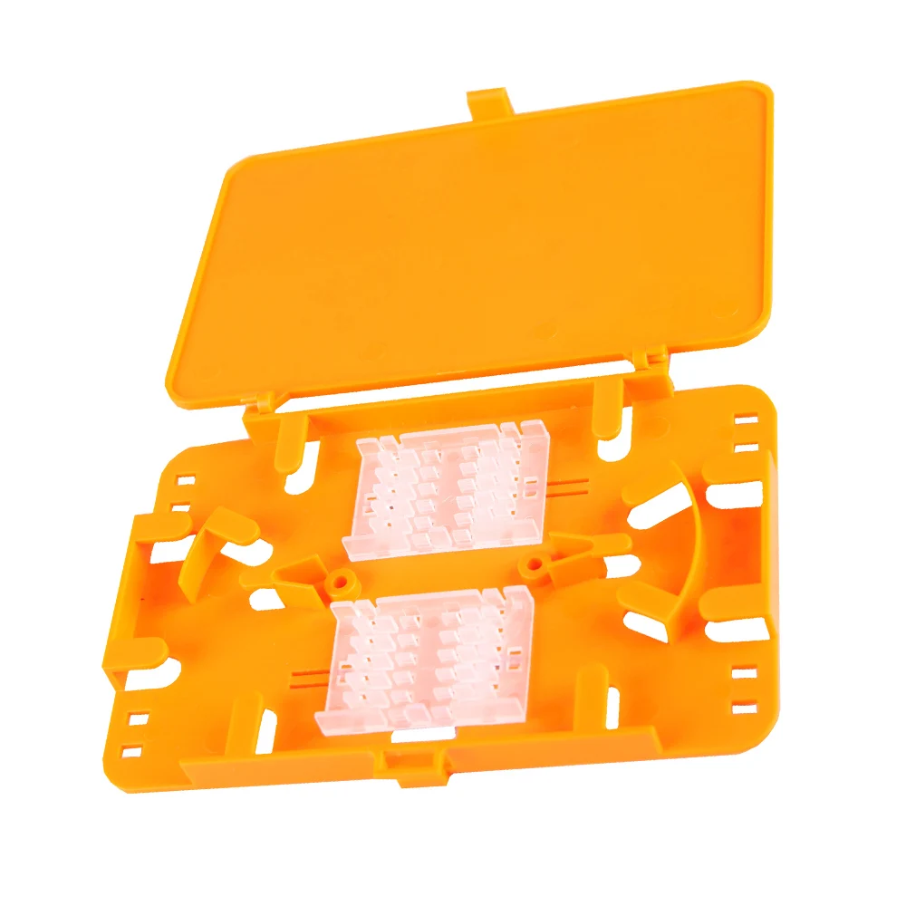 Splice Tray,12/24 Ports Fiber Optic Splice Tray ODF Support Max 48 Core Racks & Enclosure ABS or PC Max 36mm 24 Core