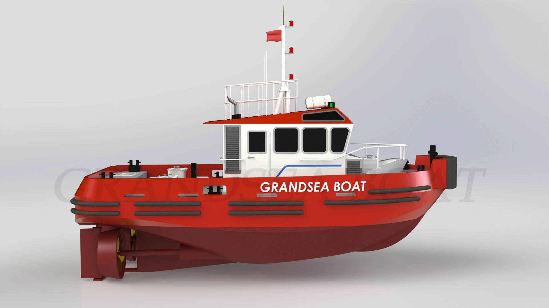 Grandsea 12m/40ft Aluminum Boat Tug boat and Work Boat for sale
