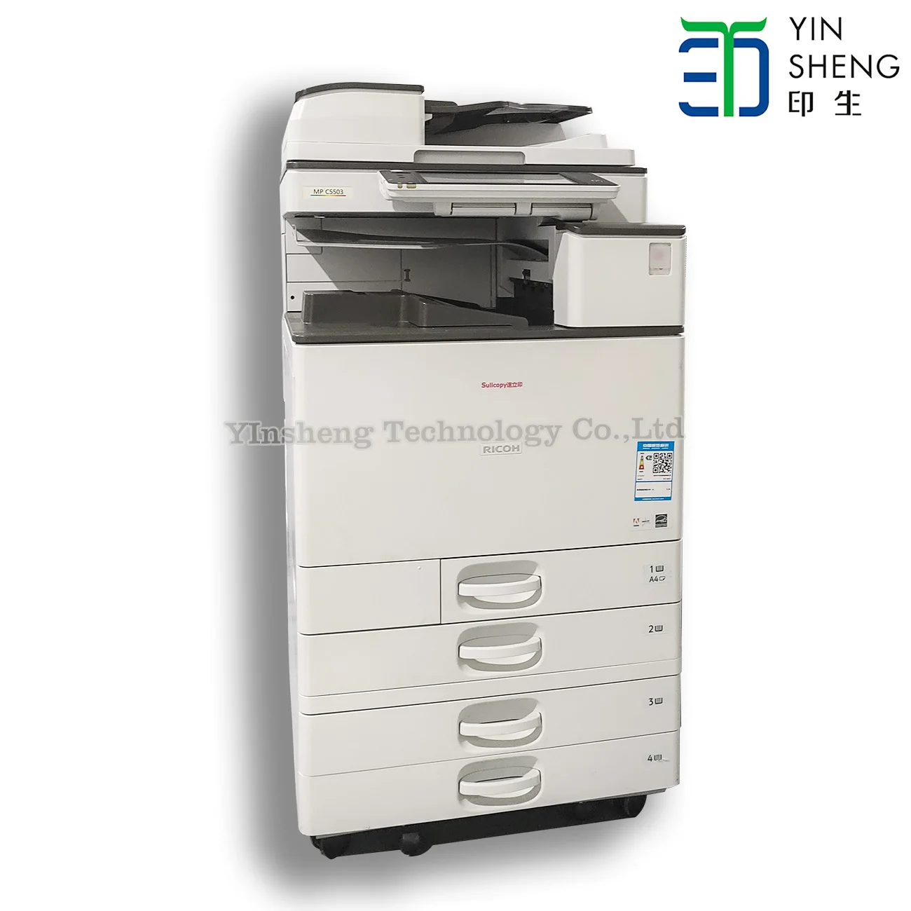 Used A3 Color Laser Photocopier Remanufacture Ricoh Copier Machine For Ricoh MPC5503