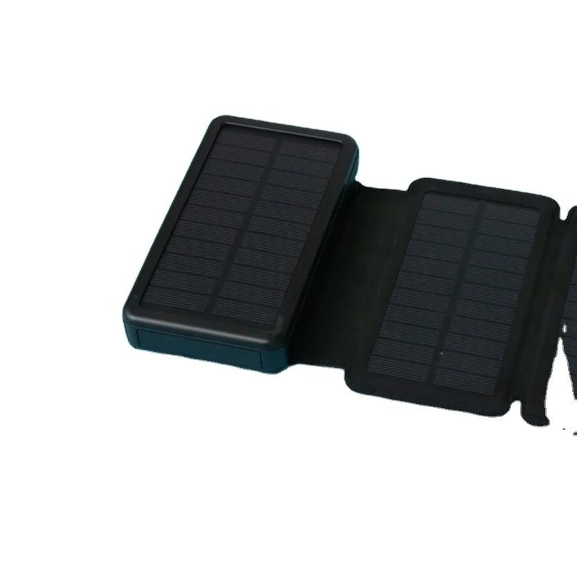 
 Solar Power Bank  10000mAh Waterproof Battery Charger External Portable Solar Panel with LED Light  