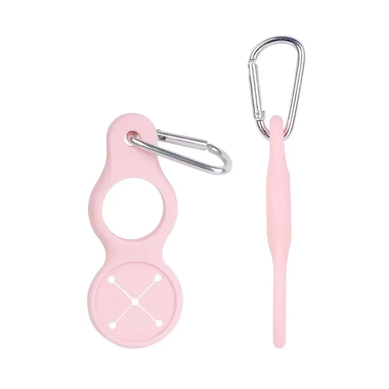 Wholesale silicone water bottle buckle dog poop bag holder pet poop bag dispenser hands-free clip