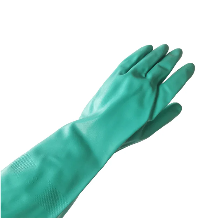 
Wholesale Household Industrial Construction Hand Protection Green Safety Work Gloves 