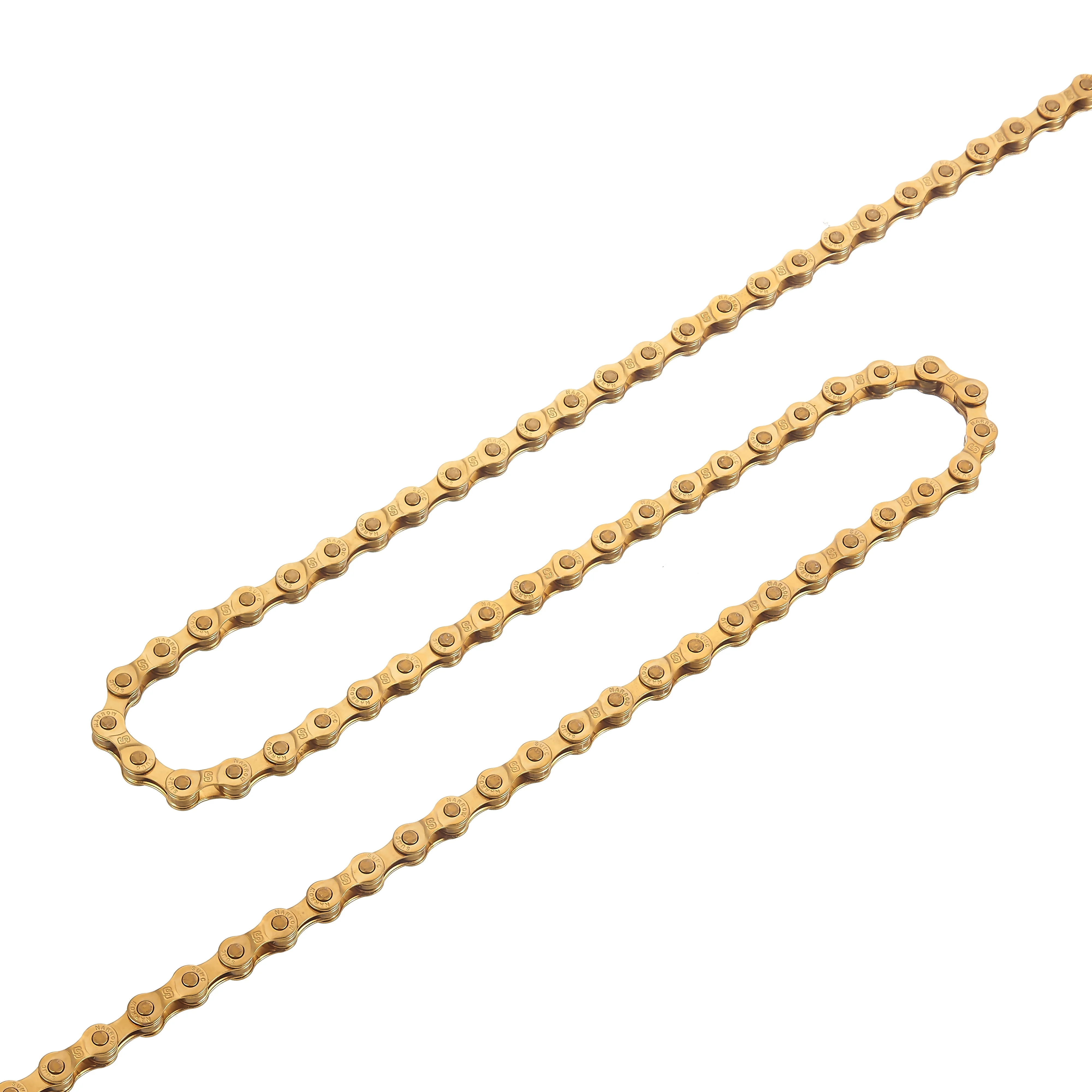 SUMC sx8 no hollow bicycle chain 116 116links Bicicleta Road Bicycle Chain 8 speed bike chain with magic buckle