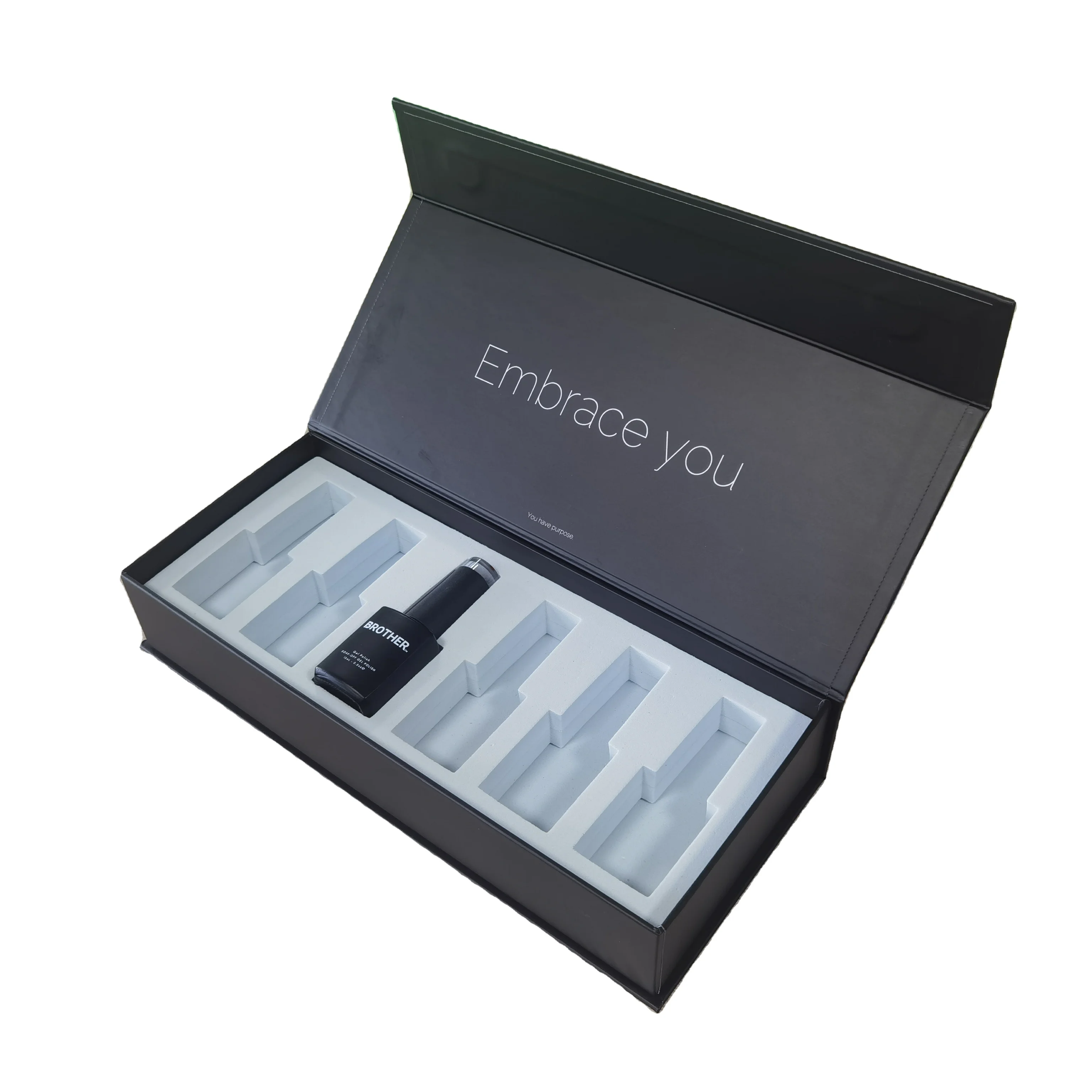 Custom luxury magnetic paper packaging box Bottle Cosmetic Candle Paper Jars Box for jar