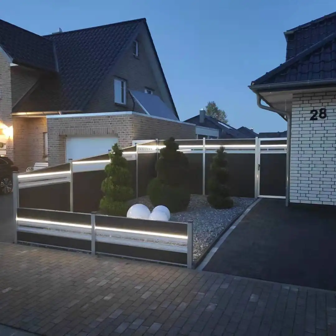 Hot sale wpc fence trellis fence from China wood plastic composite fence