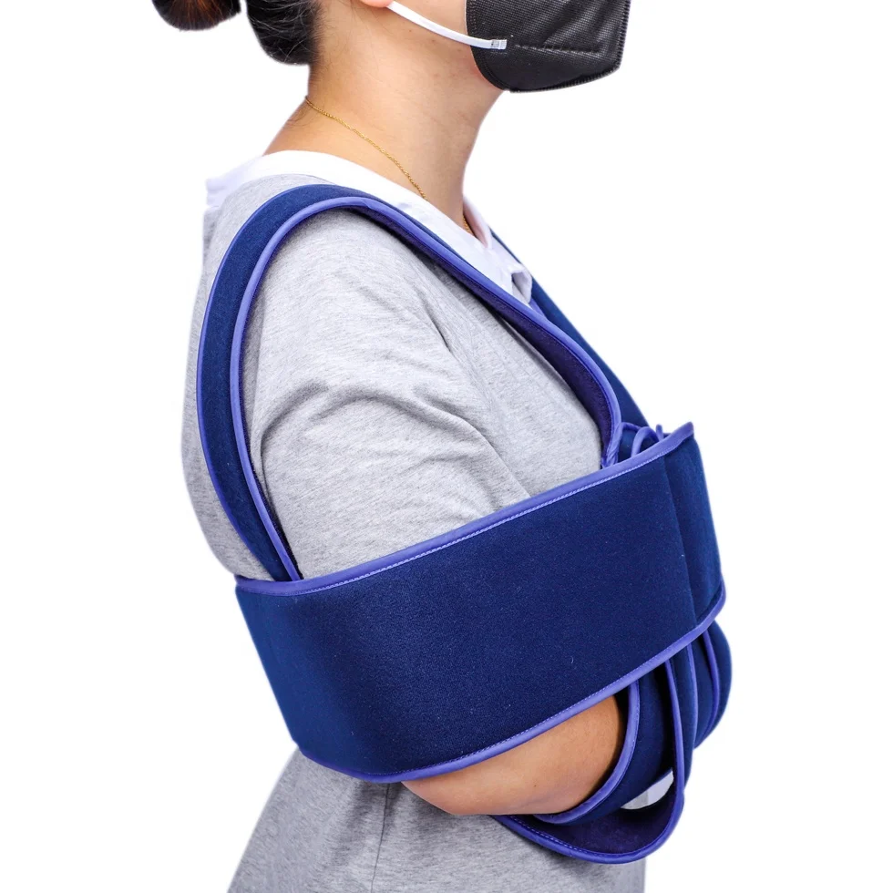 medical Foam Arm Sling Shoulder Immobilizer Use While Sleeping Support for Rotator Cuff Broken Bones Post Surgery Dislocations